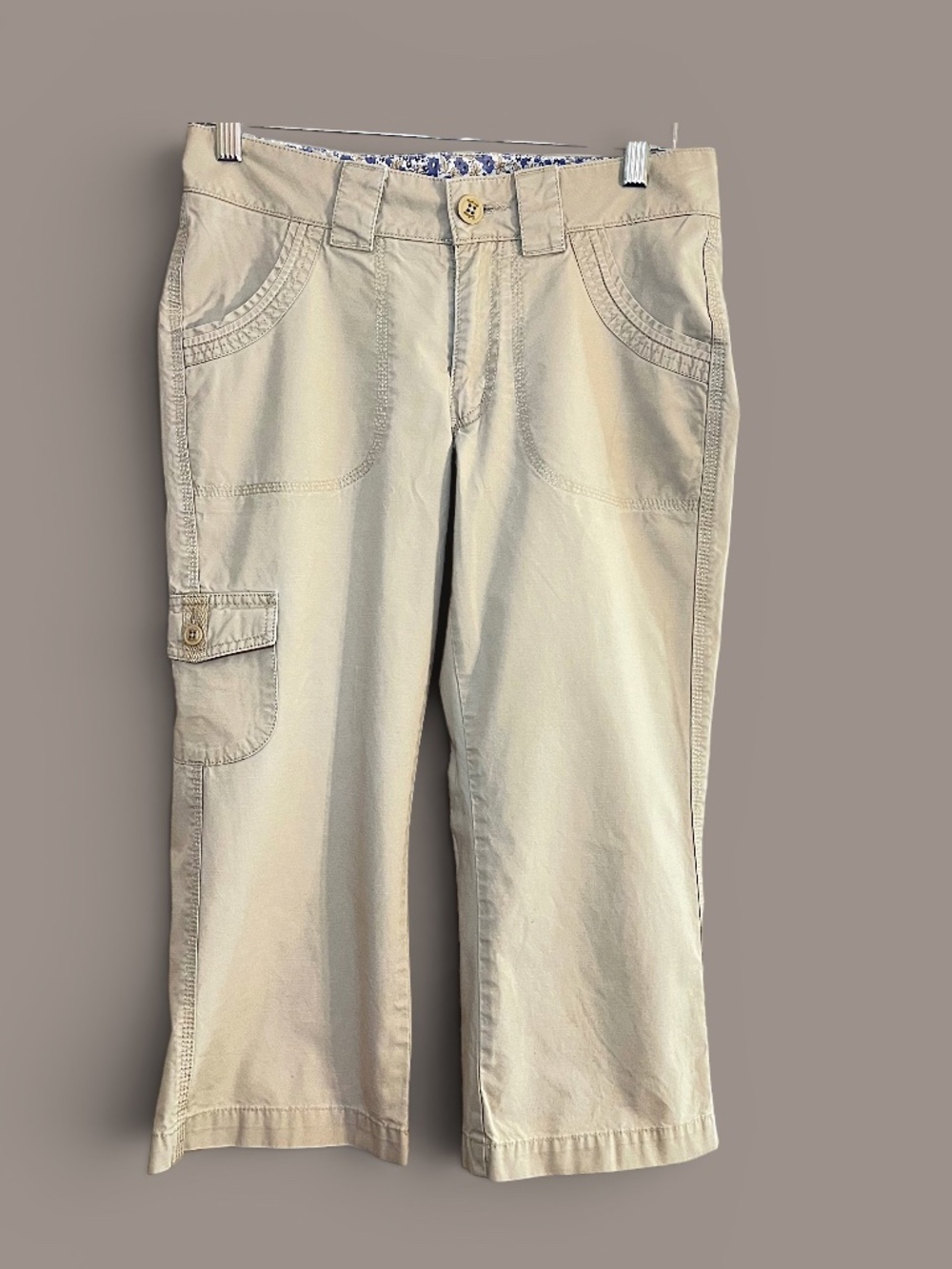 Carhartt Cotton Tan Capri Pants Size 4